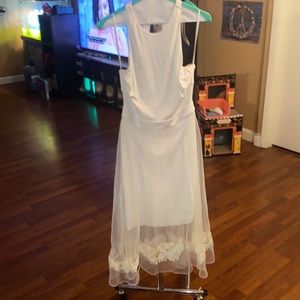 Bebe white dress
